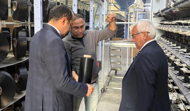 Kaymakam Gür ve Başkan Kozan’dan Korgun OSB’de Üretim Turu