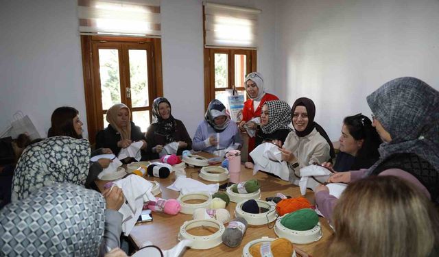 Çubuk'taki tarihi konak ilçedeki kadınların yeni dünyası oldu