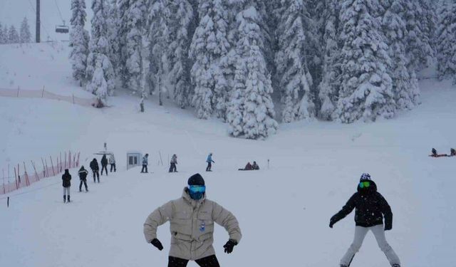 Ilgaz Dağı’nda hafta sonu yoğunluğu