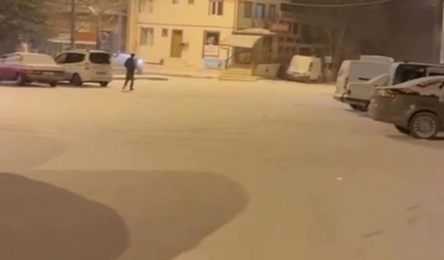 Çankırı'da kar yağışı etkili oldu