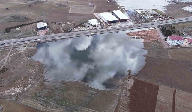 Göller kurumuştu, şimdi ise tarım arazileri göle döndü