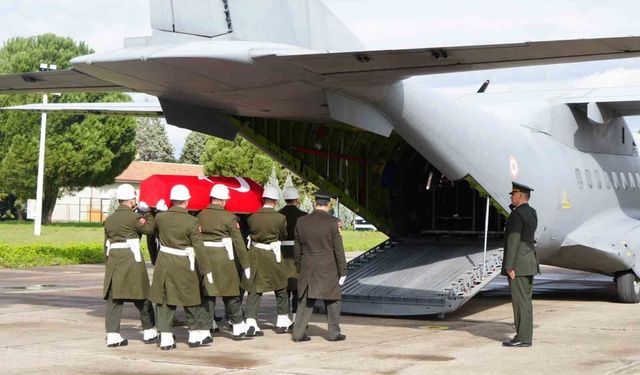 Şehit F-16 pilotunun cenazesi memleketine uğurlandı