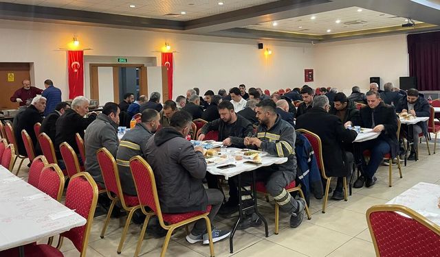 Kurşunlu’da muhtarlar ve daire amirleri iftarda buluştu