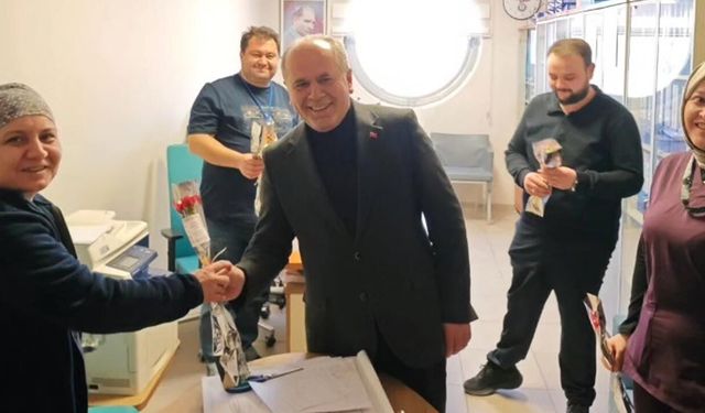 Kurşunlu Belediye Başkanı Uslu’dan 14 Mart Tıp Bayramı Ziyareti