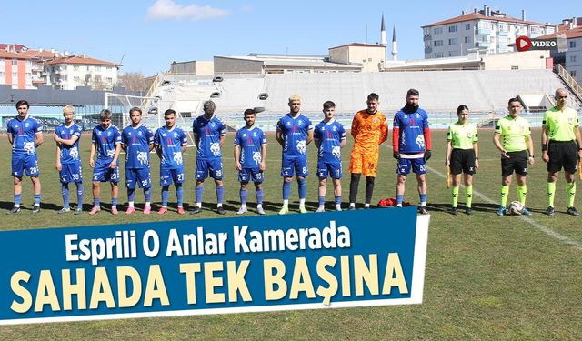 Çankırı FK Tek Başına Sahada:  Esprili O Anlar Kamerada