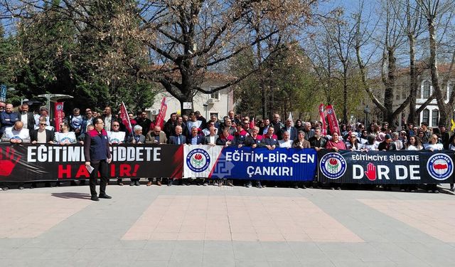 Çankırı Eğitim-Bir-Sen’den Okullarda Şiddete Tepki: “Eğitimciler Savunmasız Bırakılmamalı”