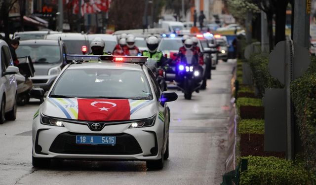 Türk Polis Teşkilatı’nın 181. yılı Çankırı’da kortejle kutlandı