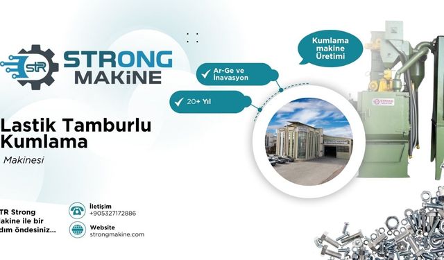 Civata, Somun, Vida gibi bağlantı elemanları üretiminde doğru Lastik tamburlu kumlama makinesi seçimi