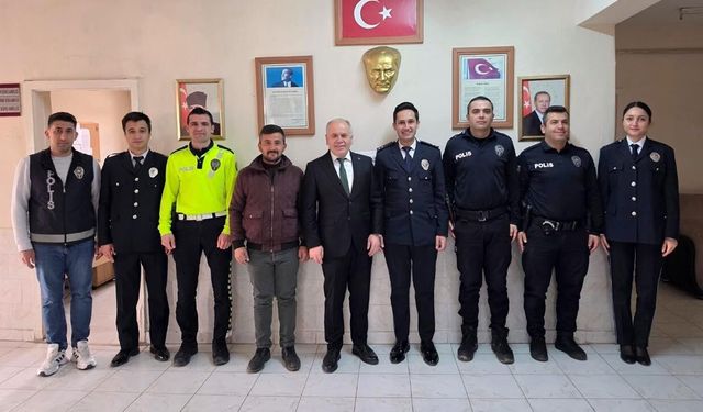 Başkan Uslu’dan Kurşunlu Emniyetine Polis Haftası Ziyareti