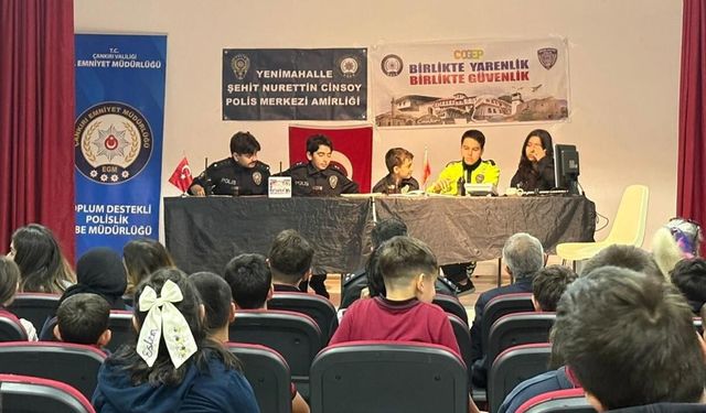 Çankırı Karakolu Tiyatro Oyunu Şabanözü’nde Öğrencilerle Buluştu