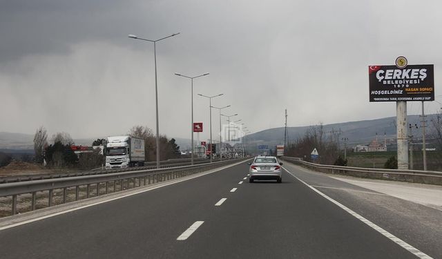 Çankırı’da 1 günde en fazla yağış Çerkeş ilçesine düştü