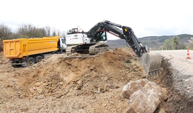 Kızılcahamam – Çerkeş Yolunda Çalışmalar Başladı