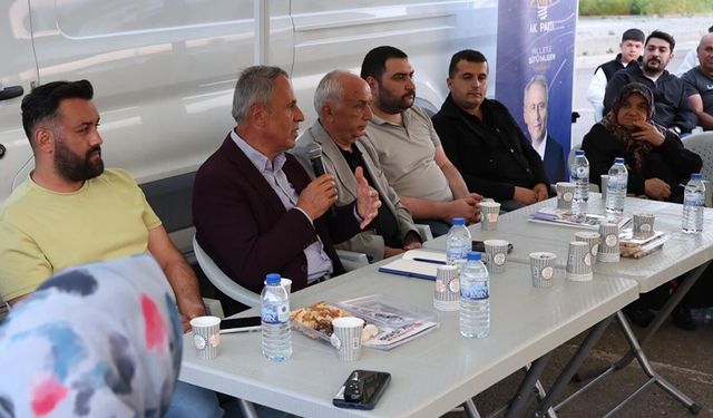 Başkan Sopacı Ulusu Mahallesi’nde vatandaşlarla buluştu