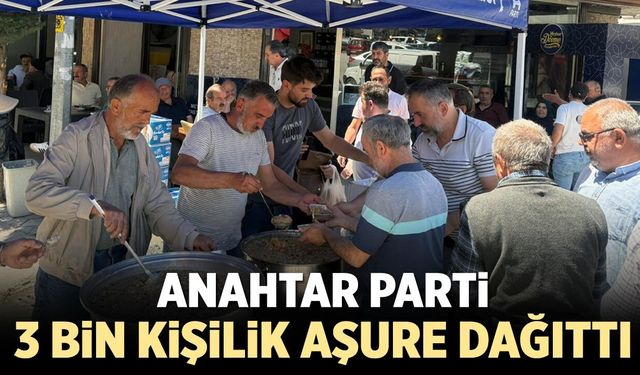 Anahtar Parti Kurşunlu teşkilatı 3 bin kişilik aşure dağıttı