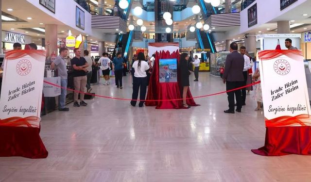 15 Temmuz'un destanı Çankırı'da tuvallere yansıdı