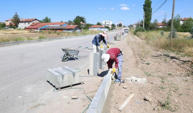 Çerkeş'te Hastane Yolu yenileniyor