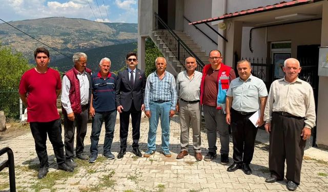 Kaymakam Gülhan, Bayramören köylerinde vatandaşlarla buluştu