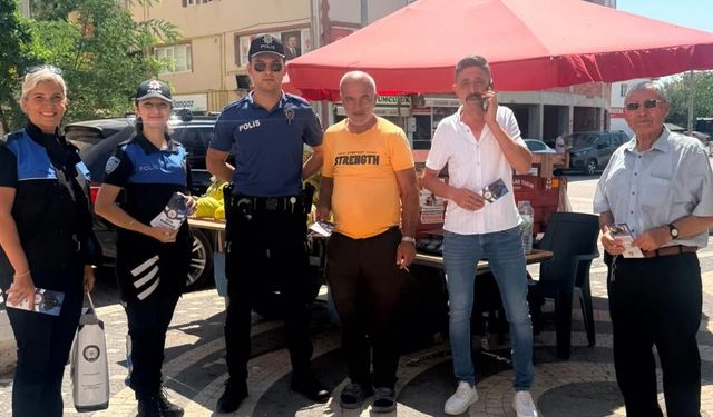 Toplum Destekli Polislik ekipleri Kızılırmak'ta esnafı bilgilendirdi