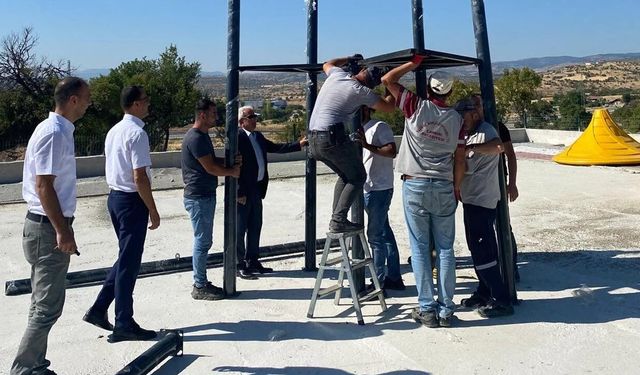 Korgun’da asfalt, park ve mesire alanı çalışmaları sürüyor