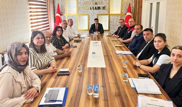 Kurşunlu’da yeni Kaymakam Öztürk başkanlığında ilk toplantı
