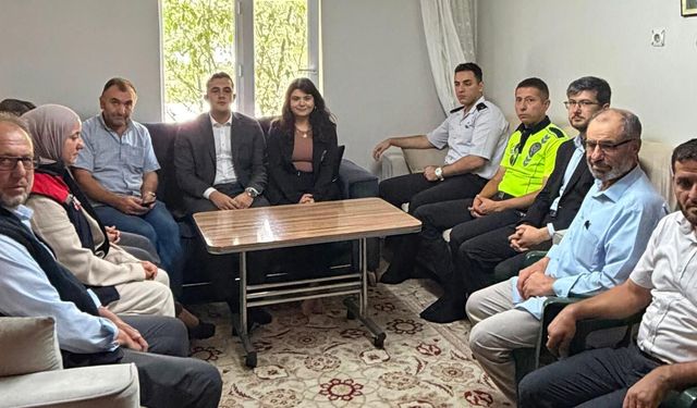 Yapraklı’da şehit ailelerine anlamlı ziyaret