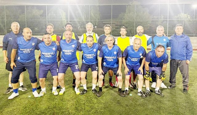 Çankırı Belediyespor Veteranlar yeni sezon için sahaya indi