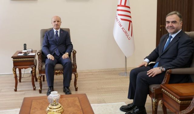ÇAKÜ Rektörü Karataş, YÖK Başkanı Özvar’ı ziyaret etti
