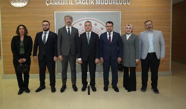 Öz Sağlık-İş Sendikası heyetinden İl Sağlık Müdürü Bulut’a ziyaret