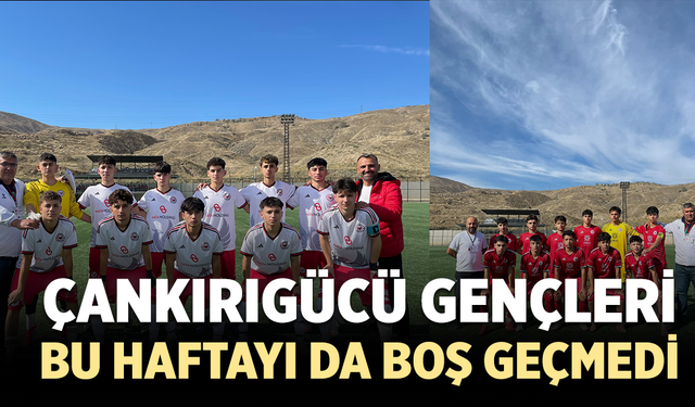 Çankırıgücü’nün gençleri bu haftayı da boş geçmedi