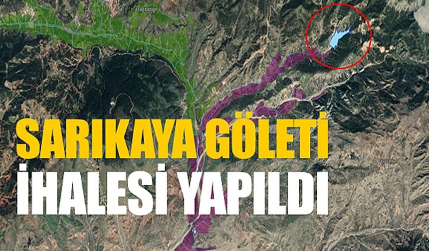 Yapraklı Sarıkaya Göleti ihalesi yapıldı