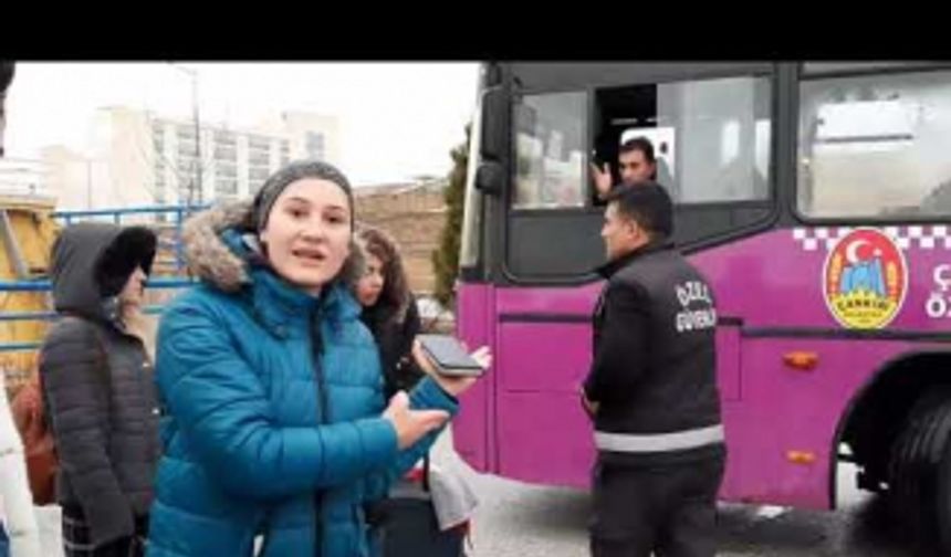 Çankırı Karatekin Üniversitesi öğrencilerinden otobüs isyanı