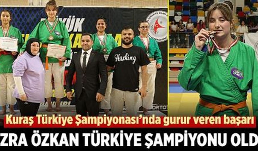 Azra Özkan Türkiye Şampiyonu oldu!