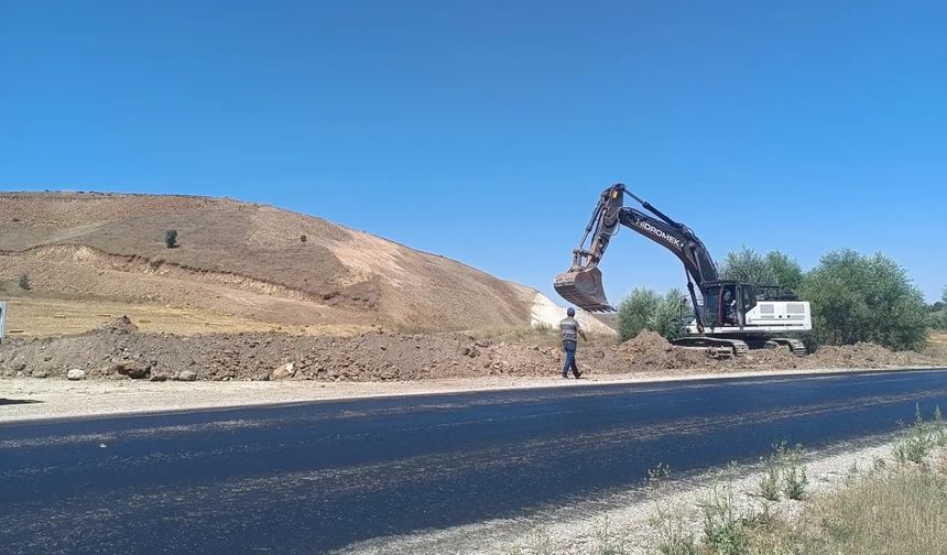 Orta - Şabanözü - Çubuk yolu İnşaat çalışmaları başladı