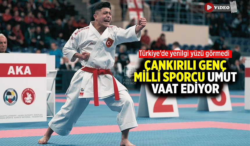 Çankırılı genç milli sporcu umut vaat ediyor