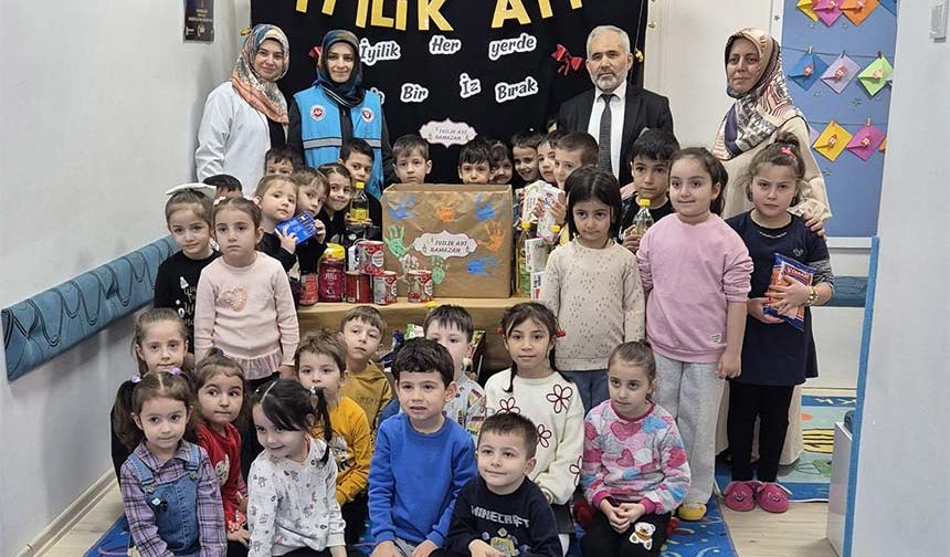 Minik yüreklerden anlamlı yardım