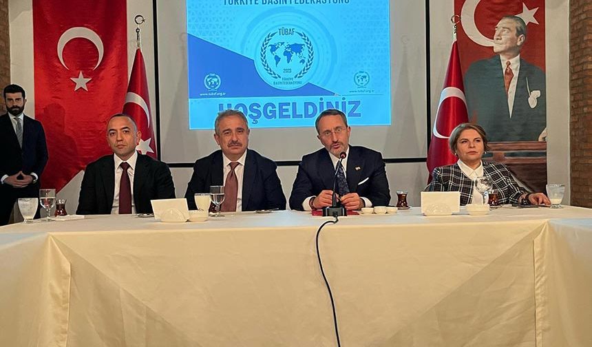 İletişim Başkanı Altun Türkiye Basın Federasyonu'nun iftarına katıldı