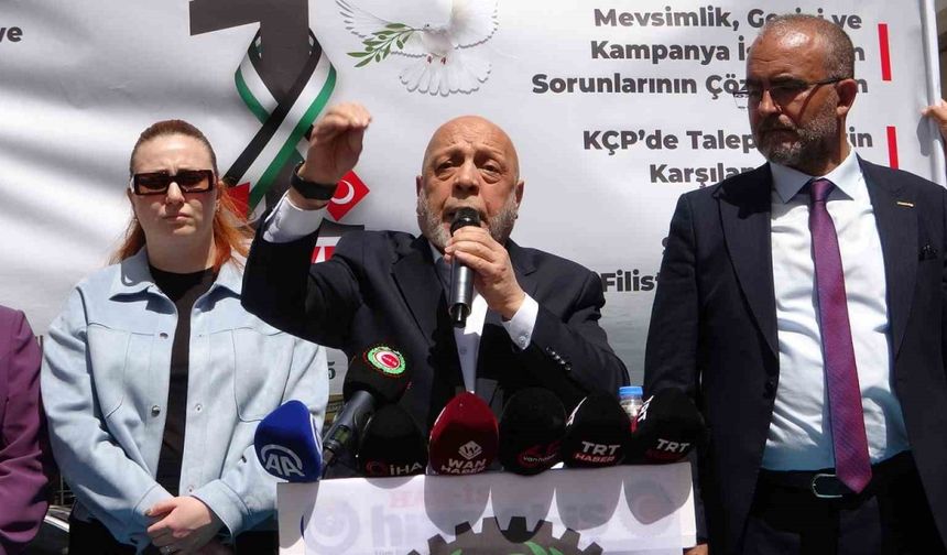 Hak-İş Genel Başkanı Arslan: "Kandil’in bu ülkeye söz sahibi olmasını istemiyoruz"