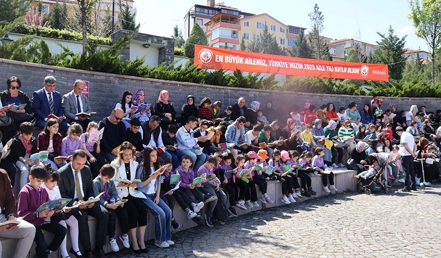 Çankırı'da “Ailemle Kitap Okuyorum” etkinliği düzenlendi