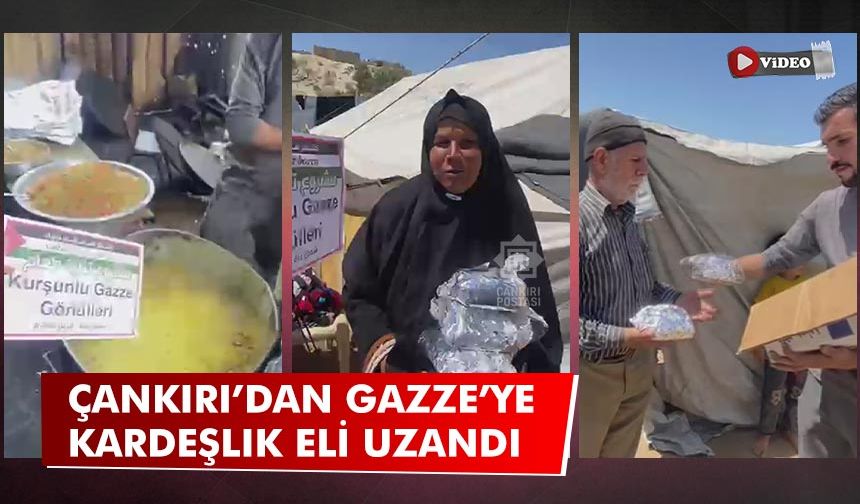 Çankırı’dan Gazzeye kardeşlik eli uzandı