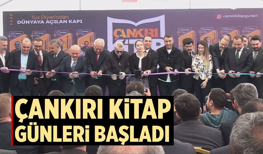 Çankırı Kitap Günleri kapılarını ziyaretçilerine açtı