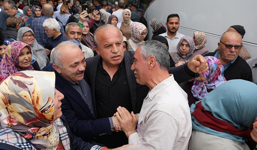 Başkan Esen hac yolcularını uğurladı