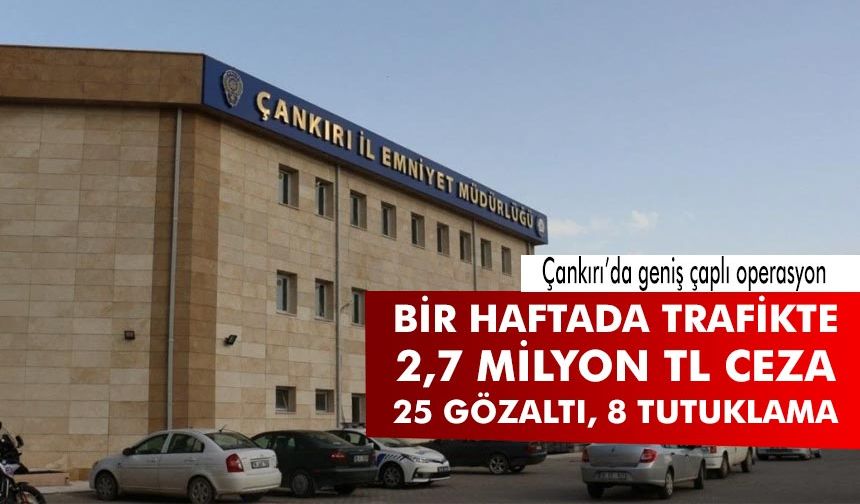 Emniyet ve Jandarma’dan Suçlulara Geçit Yok: 1 haftada yüzlerce İşlem