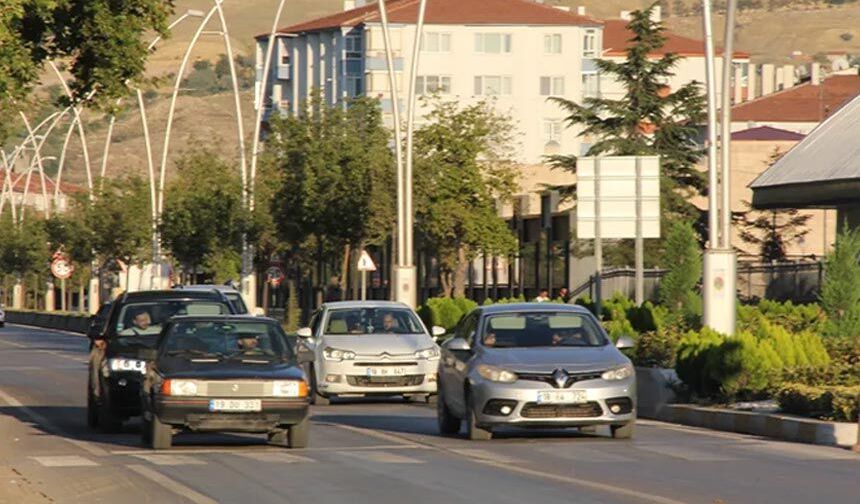 Çankırı’da her 2,6 kişiye bir motorlu taşıt düşüyor