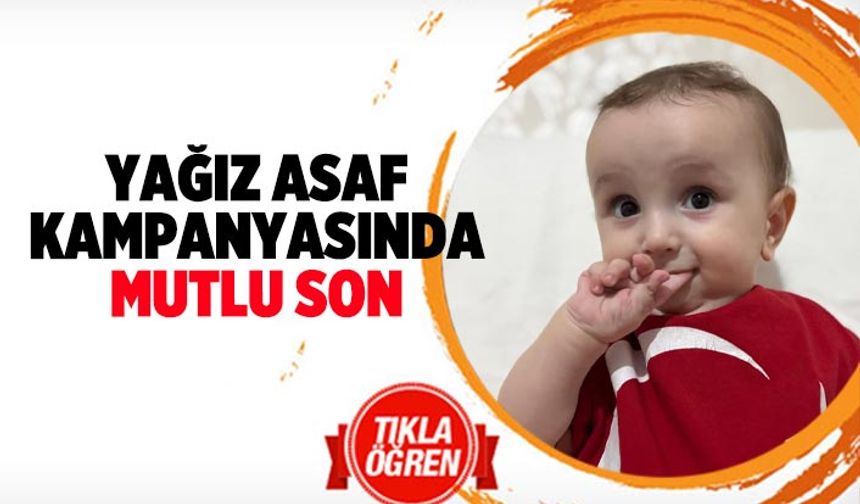 Yağız Asaf kampanyasında mutlu son