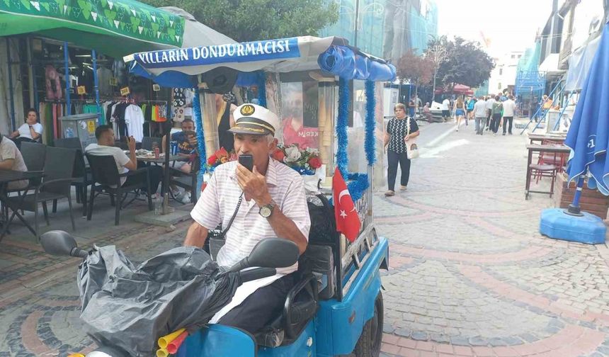 Edirne’nin son seyyar dondurmacısı: 49 Yıldır yollarda
