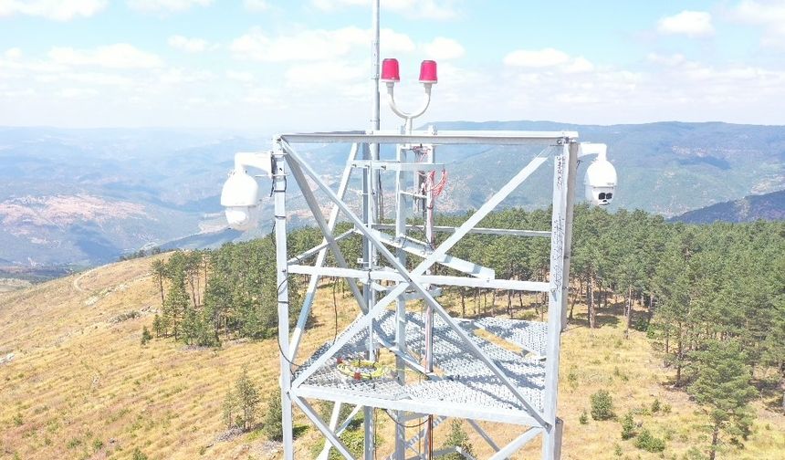 Kastamonu ormanları yangınlardan gözetleme kuleleri ve dronlarla korunuyor