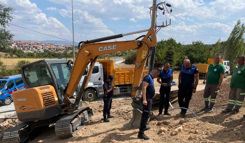 Park düzenlemesinde "Apollon’un oğlu asker" yazan antik stela bulundu