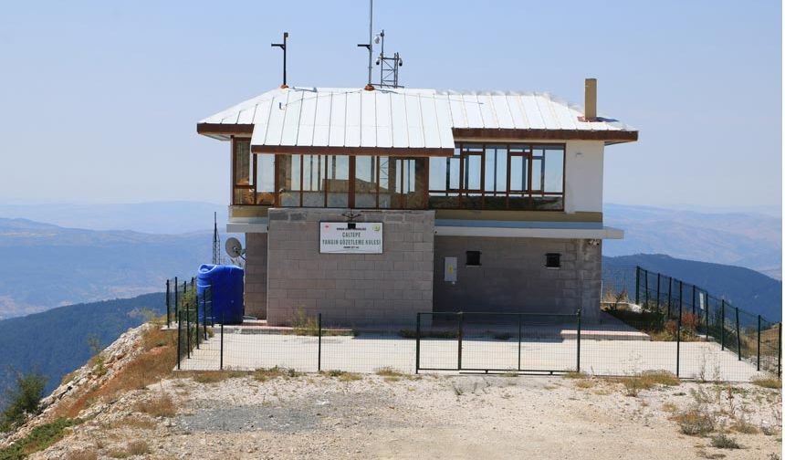 Ilgaz’da orman yangınları dijital kuleyle izleniyor