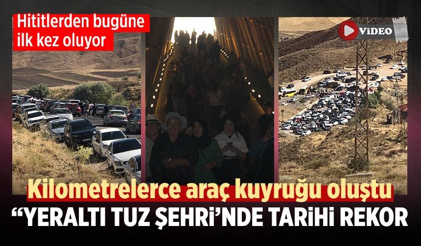 Çankırı “Yeraltı Tuz Şehri’nde Tarihi Rekor