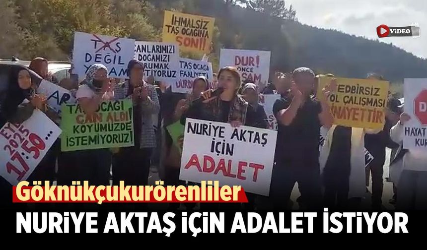Çerkeşli köylülerden taş ocağı isyanı